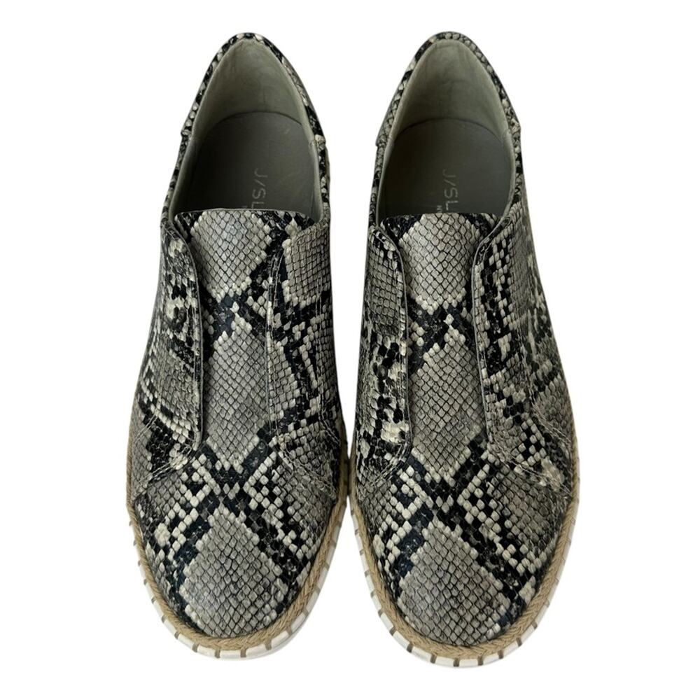 J Slides Karla Python Snakeskin Leather Slip-On S… - image 3